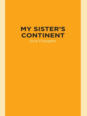 cover image of My Sister's Continent